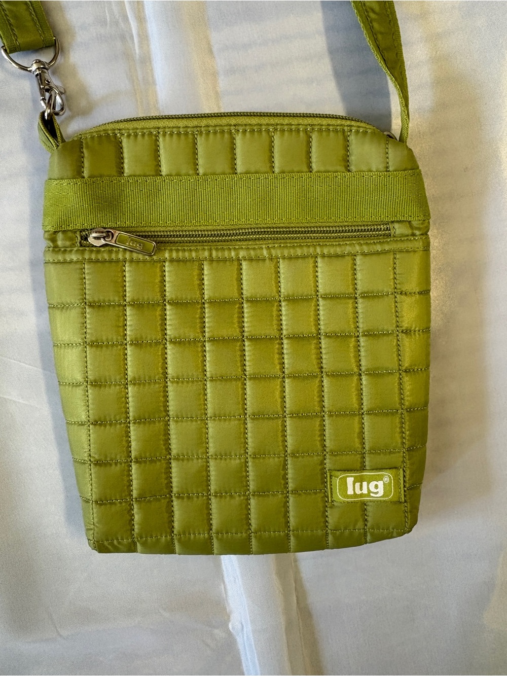 NWOT Lug Quilted Crossbody Bag - Bright Green